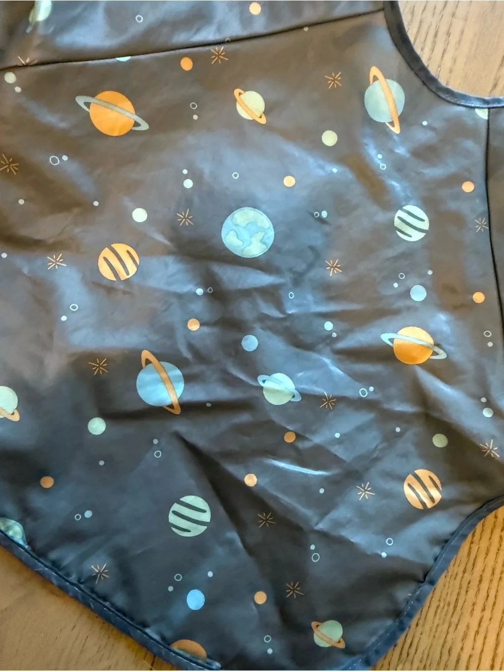 Tiny Twinkle Long Sleeve Waterproof Smock Bib Space 6–24 Months